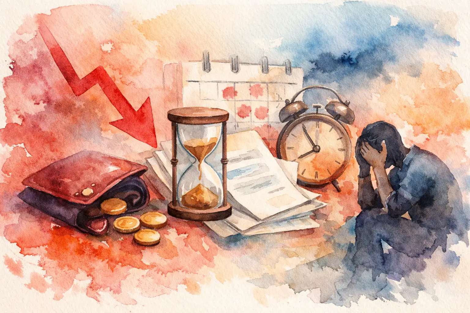 Conto in rosso e scadenze: gestire i creditori