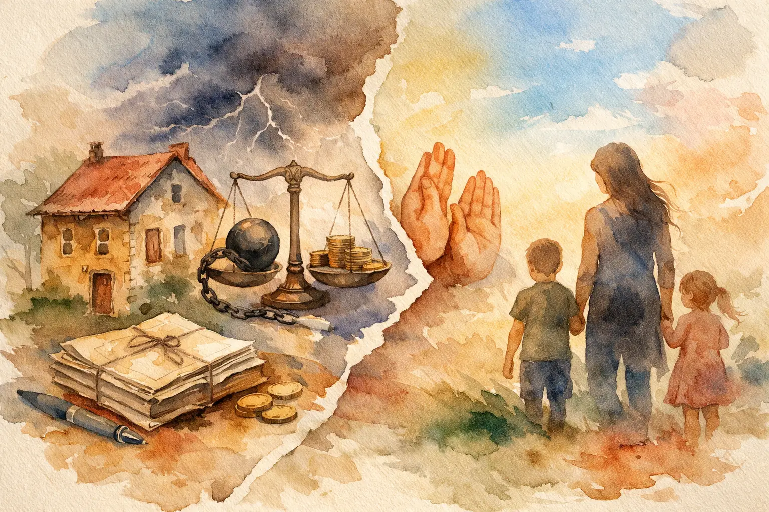 Rinuncia all'eredità con debiti e figli