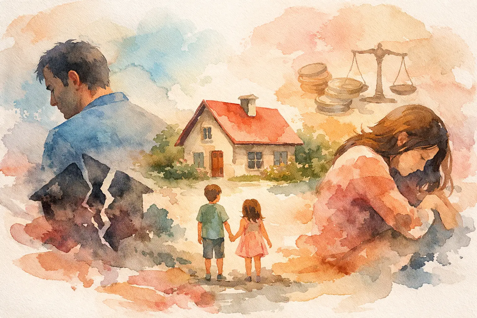 Separazione e debiti: come tutelare casa e figli