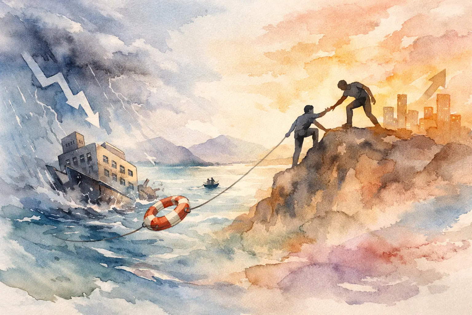 Crisi d'impresa e soluzioni per salvare l'azienda