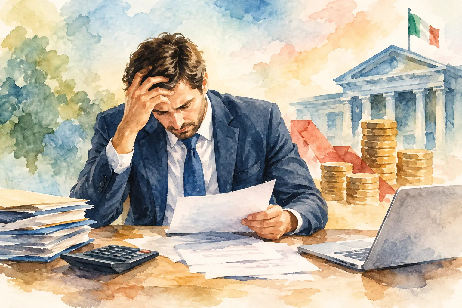 Azienda con debiti fiscali: come agire ora